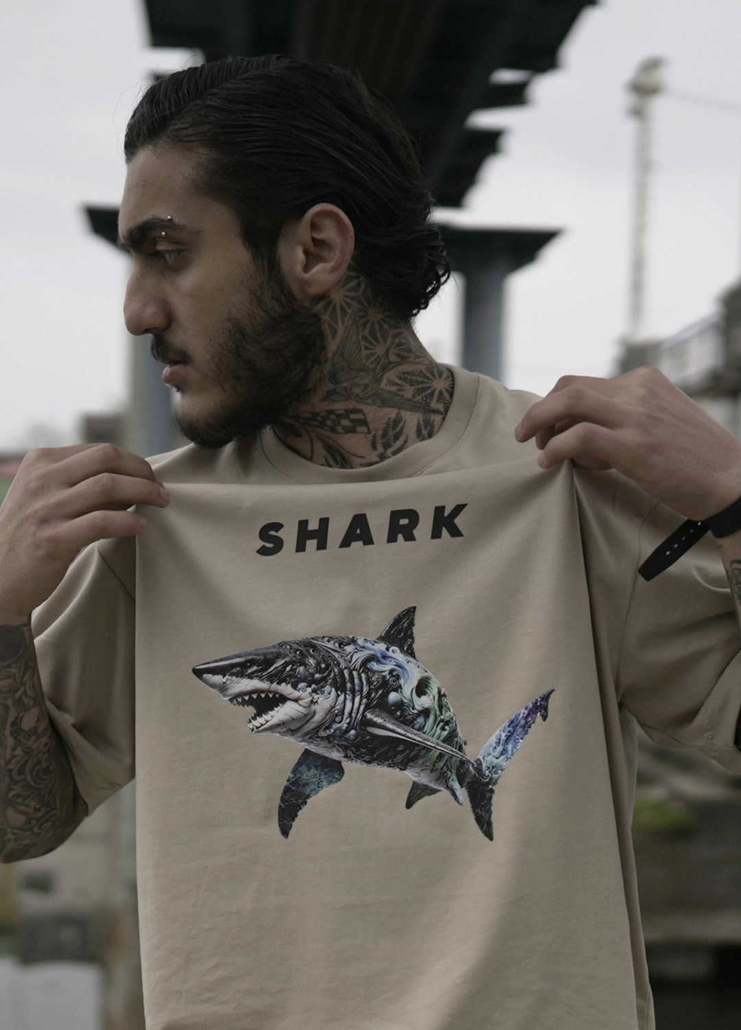 تیشرت فیت طرح DF907