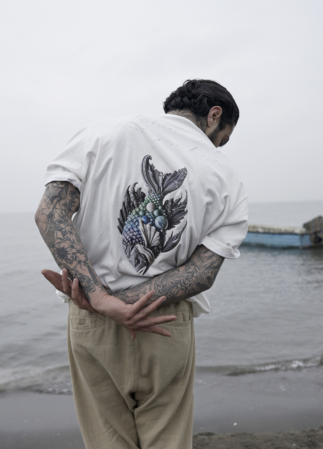 تیشرت فیت طرح DF904